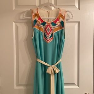 Flying Tomato aqua maxi dress